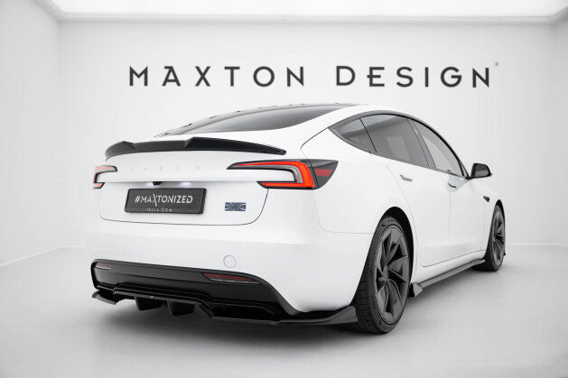 Heck Spoiler Aufsatz Abrisskante 3D für Tesla Model 3   Maxton Design