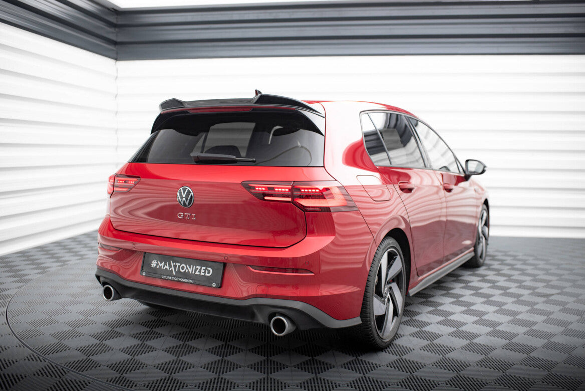 Heck Spoiler Aufsatz Abrisskante 3D für Volkswagen Golf GTI / R Mk8   Maxton Design