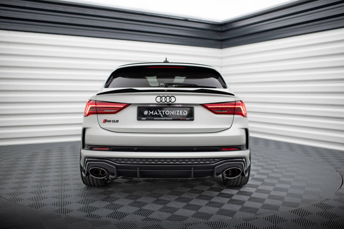 Heck Spoiler Aufsatz Abrisskante für Audi RSQ3 / Q3 S-Line Sportback   Maxton Design