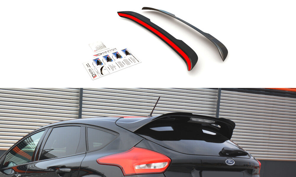 Heck Spoiler Aufsatz Abrisskante für Ford Focus ST-Line Mk3 FL   Maxton Design