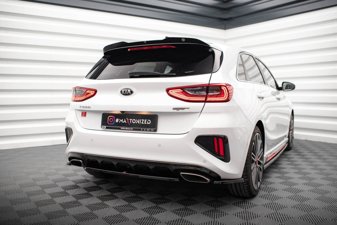 Heck Spoiler Aufsatz Abrisskante für Kia Ceed GT   Maxton Design