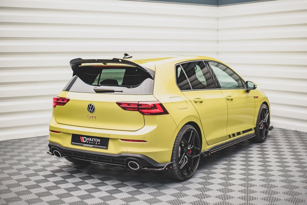 Heck Spoiler Aufsatz Abrisskante für VW Golf 8 GTI Clubsport   Maxton Design