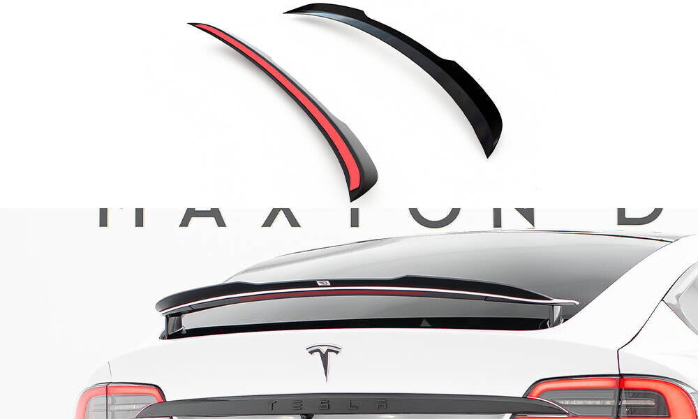 Heck Spoiler Aufsatz Abrisskante V.1 für TESLA MODEL X   Maxton Design