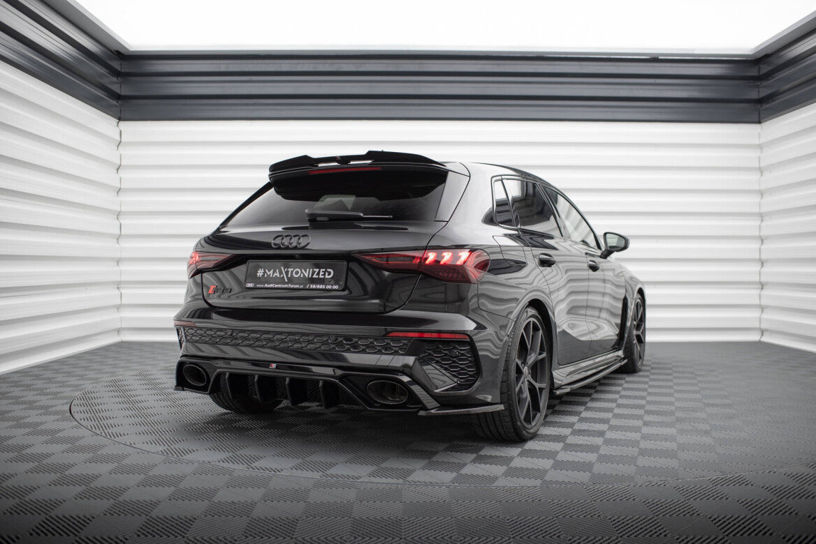 Heck Spoiler Aufsatz Abrisskante V.2 für Audi RS3 / S3 / A3 S-Line 8Y   Maxton Design