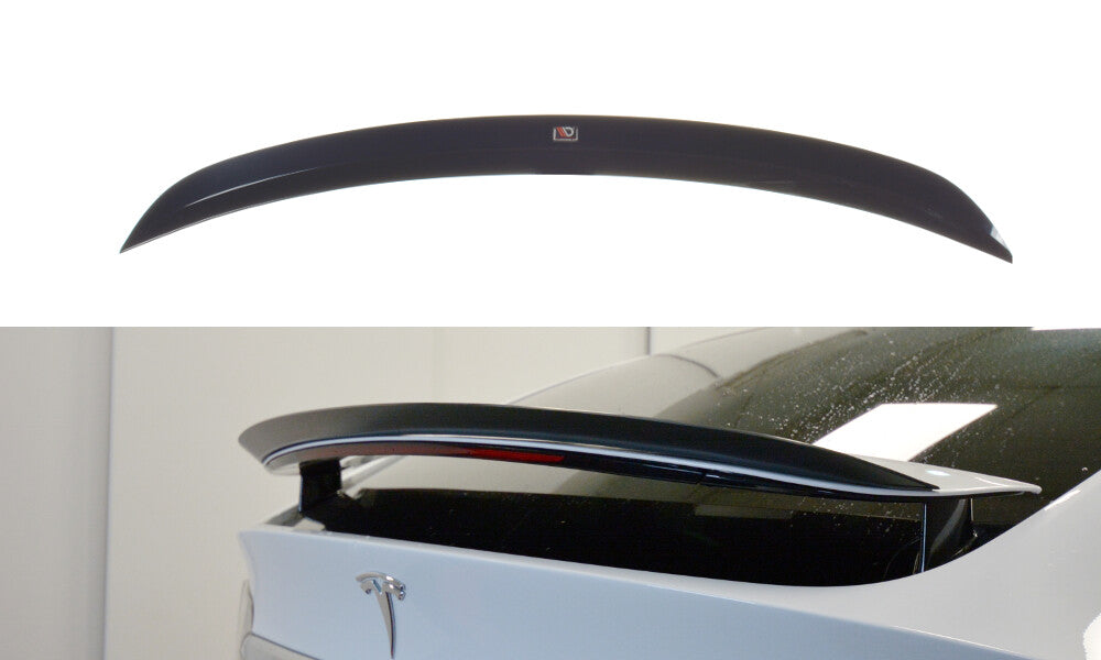 Heck Spoiler Aufsatz Abrisskante V.2 für TESLA MODEL X   Maxton Design