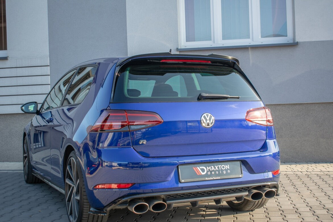 Heck Spoiler Aufsatz Abrisskante V.2 für VW Golf 7 R/ R-Line/ GTI + FL   Maxton Design