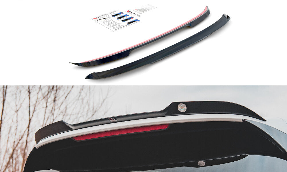 Heck Spoiler Aufsatz Abrisskante V.2 für VW Golf 8 GTI   Maxton Design