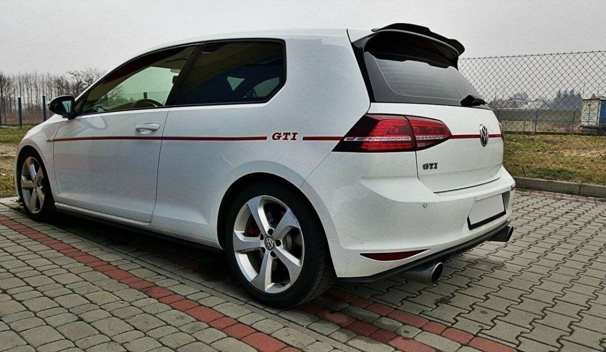 Heck Spoiler Aufsatz Abrisskante V.3 für VW Golf 7 / 7 Facelift R / R-Line / GTI   Maxton Design