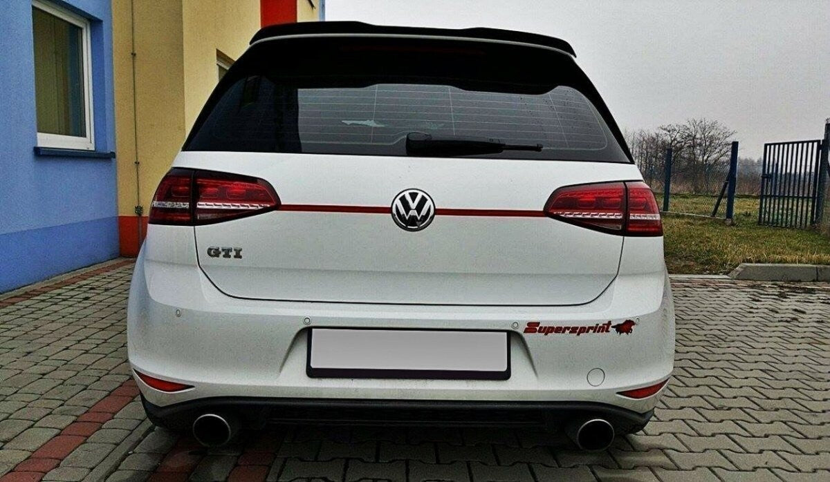 Heck Spoiler Aufsatz Abrisskante V.3 für VW Golf 7 / 7 Facelift R / R-Line / GTI   Maxton Design