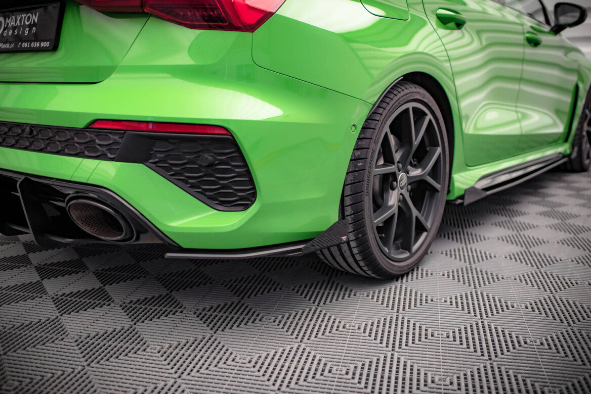 Heck Stoßstangen Flaps / Wings für Audi RS3 Limousine 8Y   Maxton Design