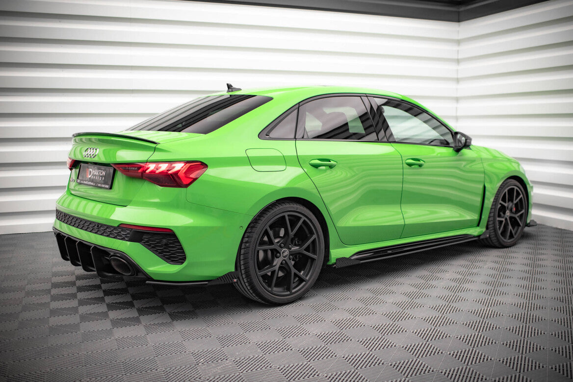 Heck Stoßstangen Flaps / Wings für Audi RS3 Limousine 8Y   Maxton Design