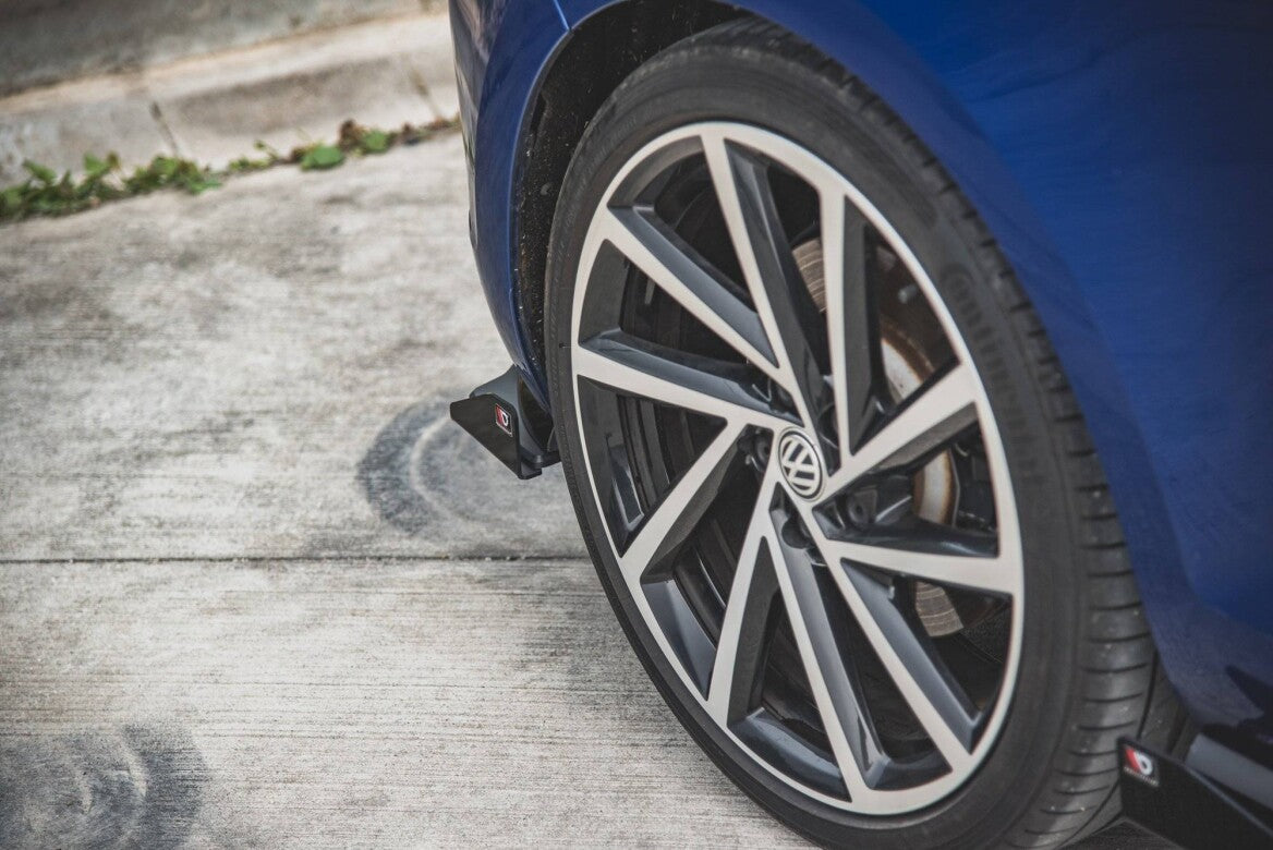 Heck Stoßstangen Flaps / Wings für VW Golf 7 R Facelift   Maxton Design