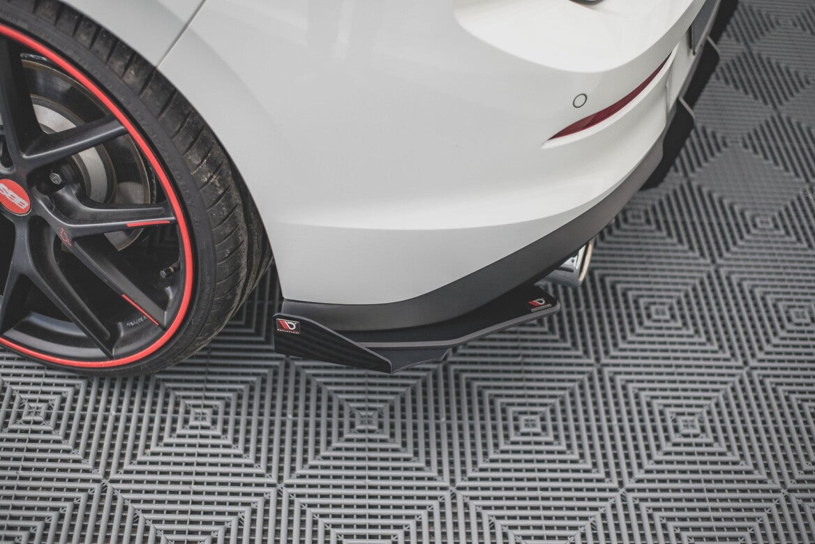 Heck Stoßstangen Flaps / Wings für VW Golf 8 GTI   Maxton Design