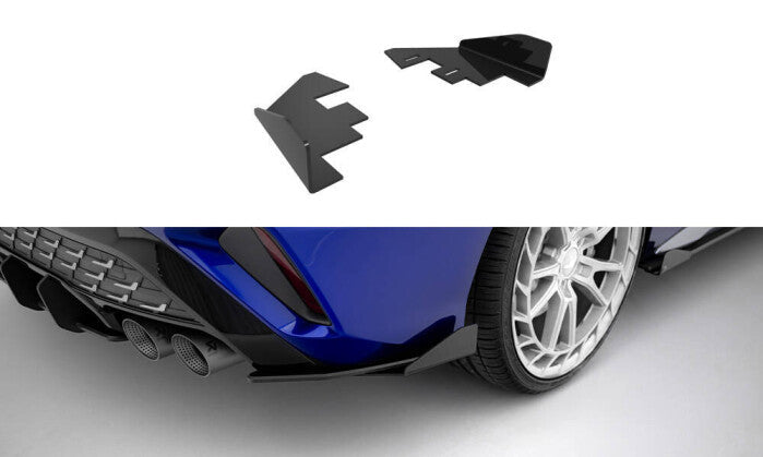 Hintere Seiten Flaps für Audi S3 Limousine 8Y Facelift   Maxton Design