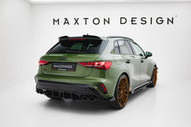 Hintere Seiten Flaps für Audi S3 Sportback 8Y Facelift   Maxton Design