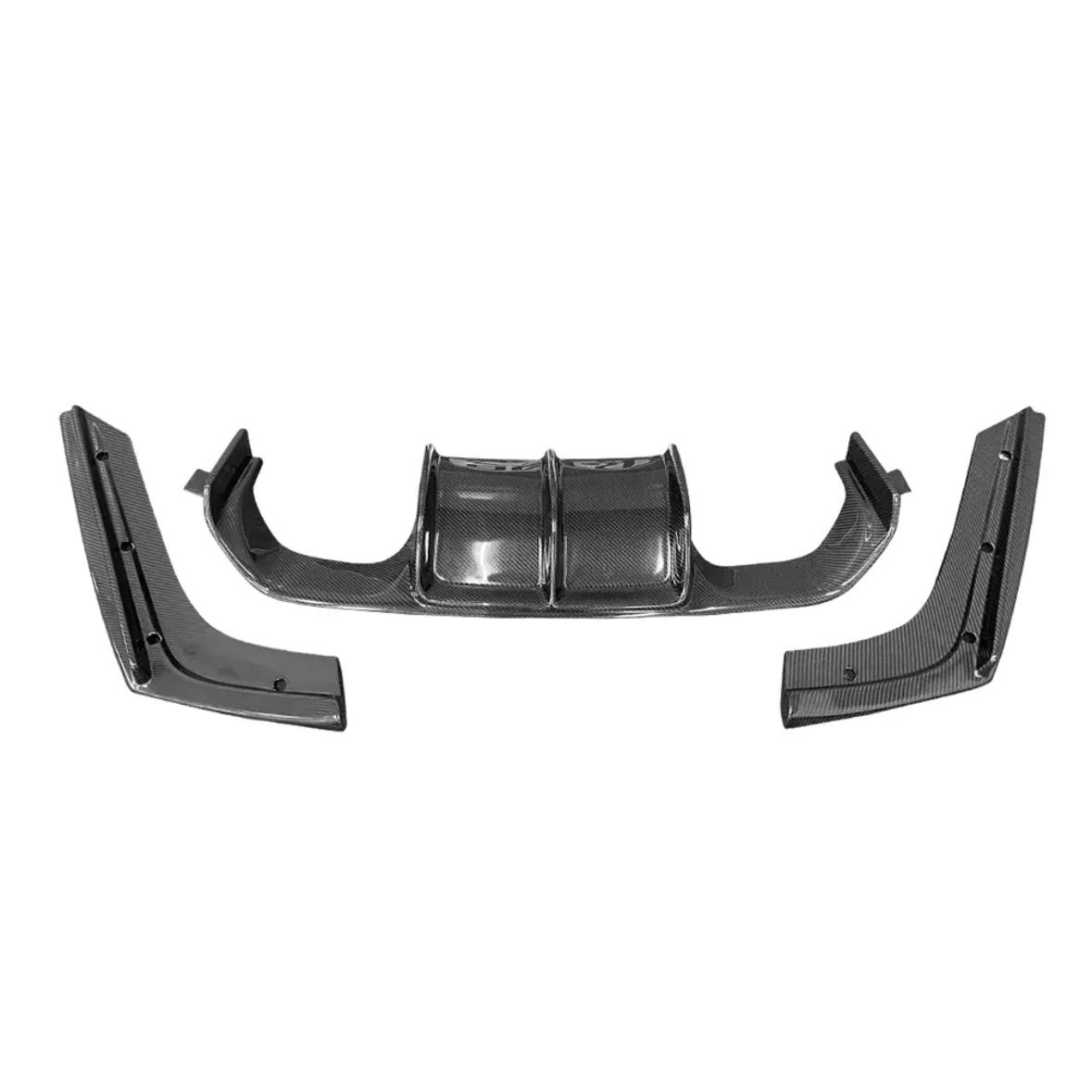 3-Teiliger Diffusor FD Style aus Carbon für BMW M3/M4 (F80/F82/F83)   FLOW DOWN®