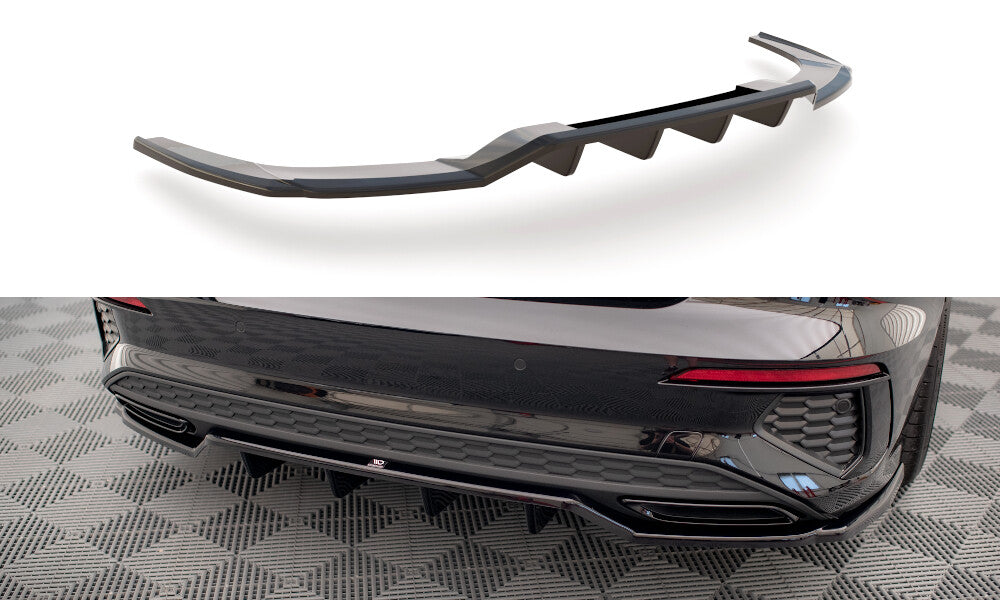 Mittlerer Cup Diffusor Heck Ansatz DTM Look für Audi A3 S-Line Limousine 8Y   Maxton Design