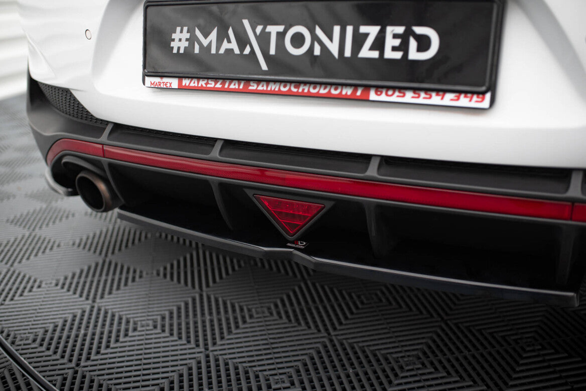 Mittlerer Cup Diffusor Heck Ansatz DTM Look für Hyundai I30 N Fastback   Maxton Design