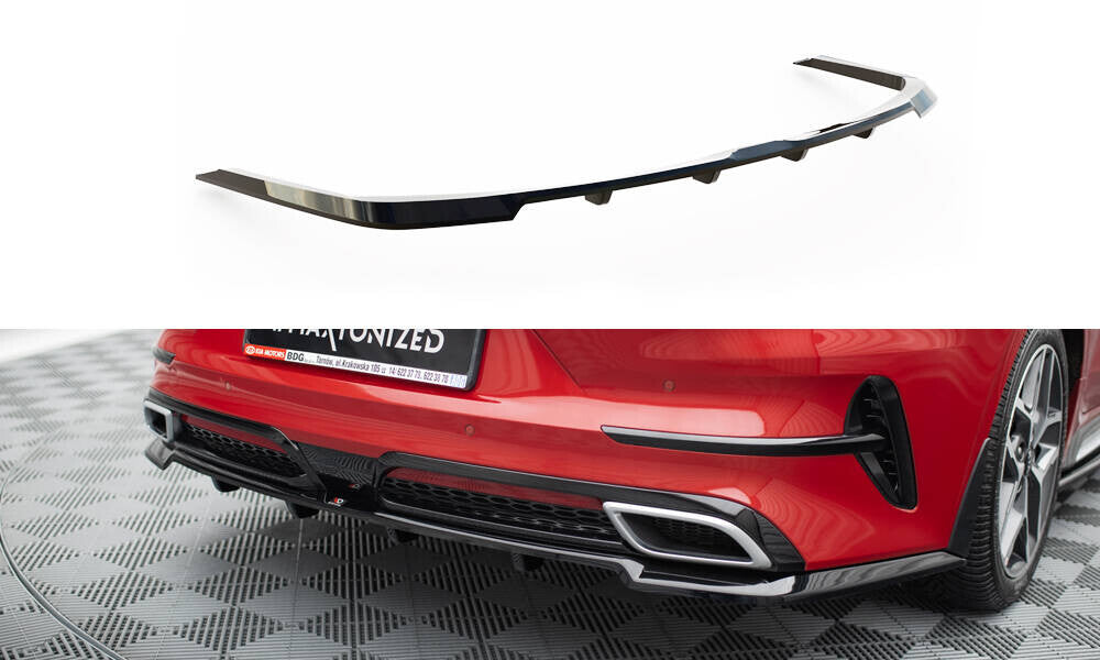 Mittlerer Cup Diffusor Heck Ansatz DTM Look für Kia ProCeed GT-Line Mk1   Maxton Design