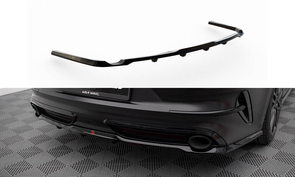 Mittlerer Cup Diffusor Heck Ansatz DTM Look für Kia Proceed GT Facelift   Maxton Design