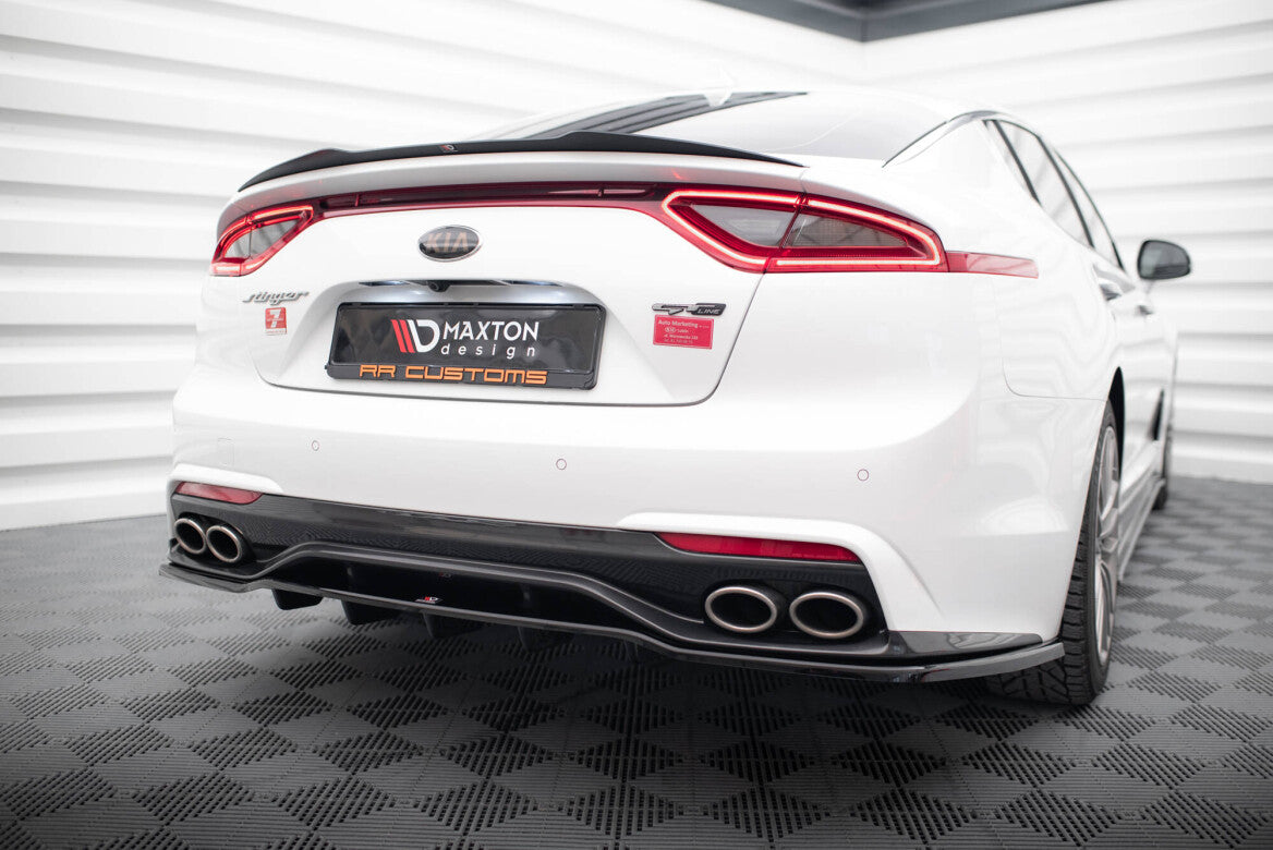 Mittlerer Cup Diffusor Heck Ansatz DTM Look für Kia Stinger   Maxton Design
