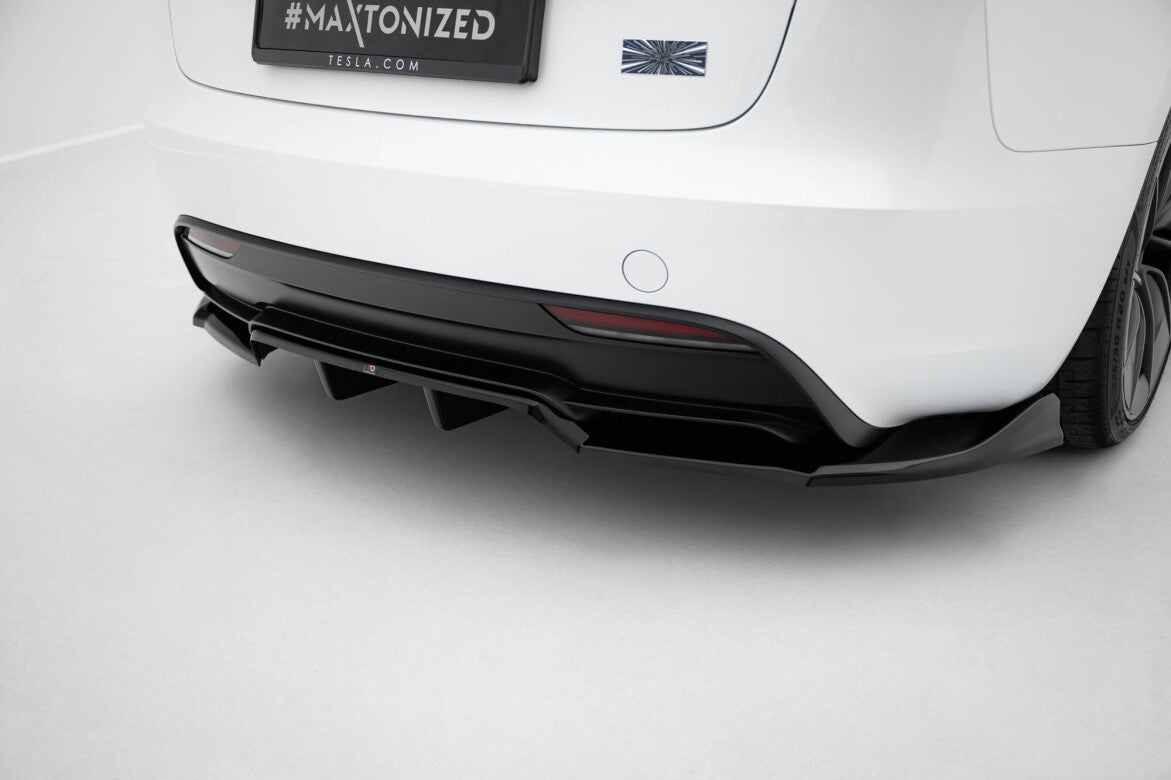 Diffusor Heck Ansatz DTM Look V.1 für Tesla Model 3 Performance FL   Maxton Design