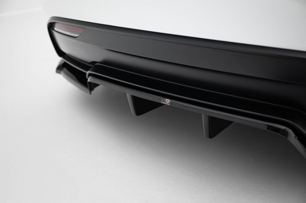 Diffusor Heck Ansatz DTM Look V.1 für Tesla Model 3 Performance FL   Maxton Design