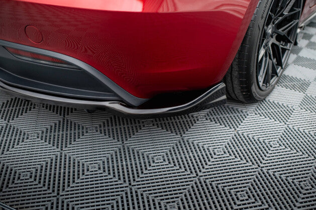 Mittlerer Cup Diffusor Heck Ansatz DTM Look V.2 für Tesla Model 3 Project HighlandFL   Maxton Design