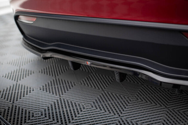 Mittlerer Cup Diffusor Heck Ansatz DTM Look V.2 für Tesla Model 3 Project HighlandFL   Maxton Design