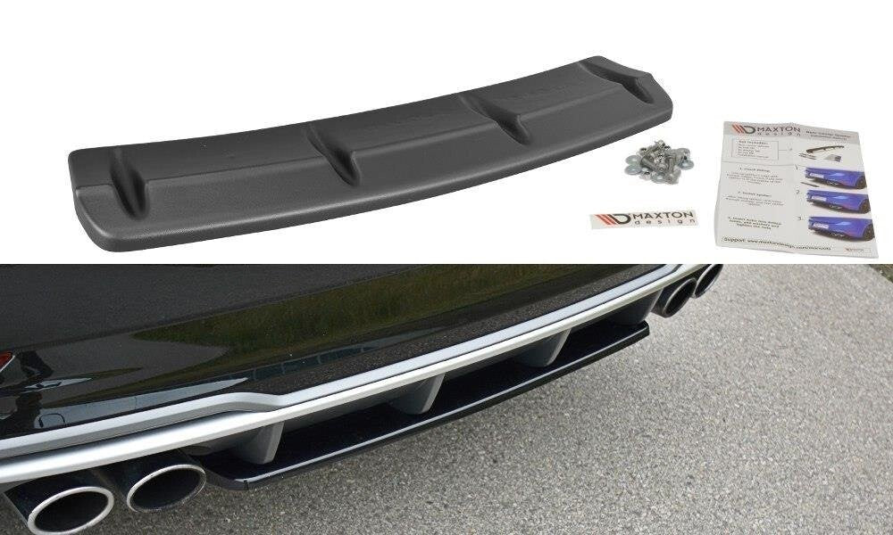 Mittlerer Cup Diffusor Heck Ansatz für Audi S3 8V FL Hatchback / Sportback / Limousine   Maxton Design