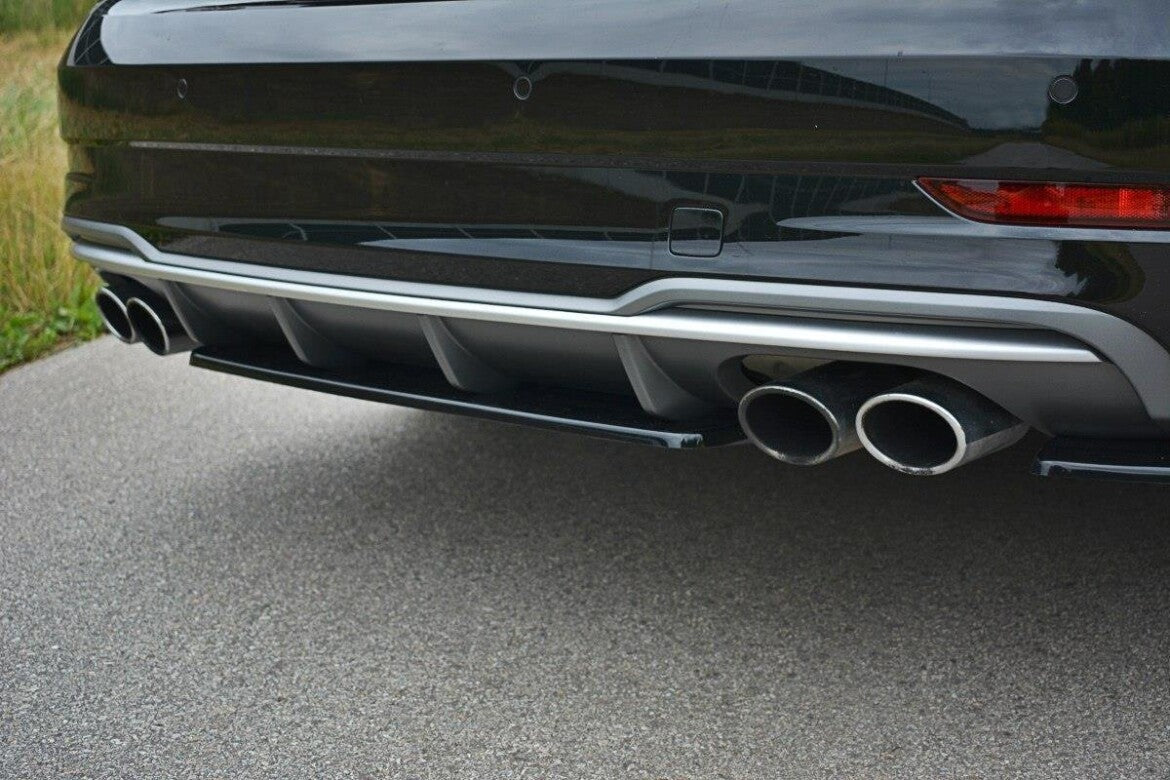 Mittlerer Cup Diffusor Heck Ansatz für Audi S3 8V FL Hatchback / Sportback / Limousine   Maxton Design