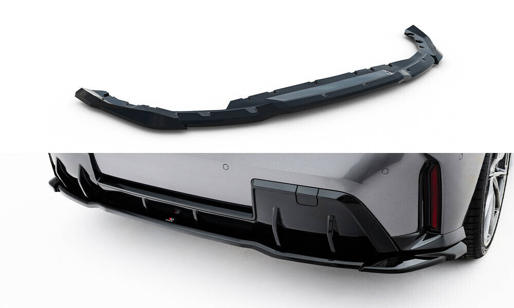 Mittlerer Cup Diffusor Heck Ansatz für BMW 1er M-Paket F70   Maxton Design