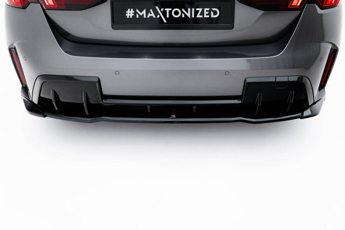 Mittlerer Cup Diffusor Heck Ansatz für BMW 1er M-Paket F70   Maxton Design