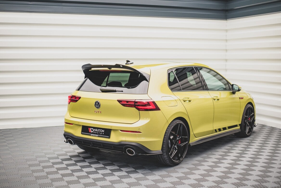 Mittlerer Cup Diffusor Heck Ansatz für VW Golf 8 GTI Clubsport   Maxton Design