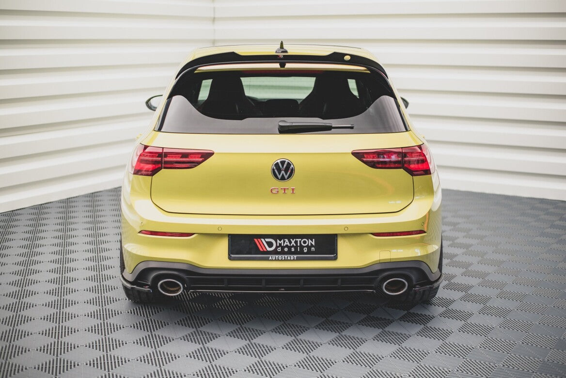 Mittlerer Cup Diffusor Heck Ansatz für VW Golf 8 GTI Clubsport   Maxton Design