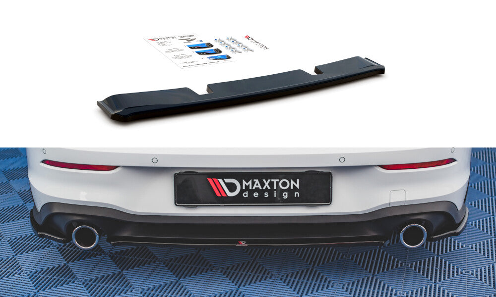 Mittlerer Cup Diffusor Heck Ansatz für VW Golf 8 GTI   Maxton Design