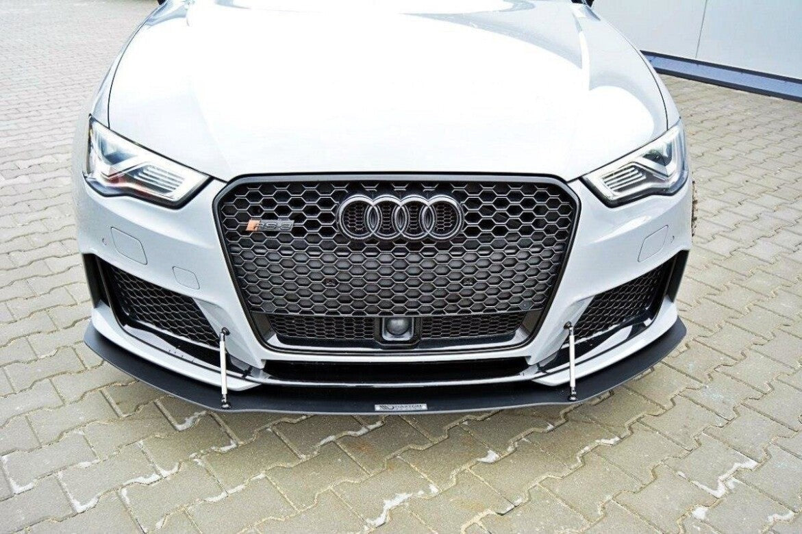 Racing Cup Spoilerlippe Front Ansatz für Audi RS3 8V SPORTBACK   Maxton Design