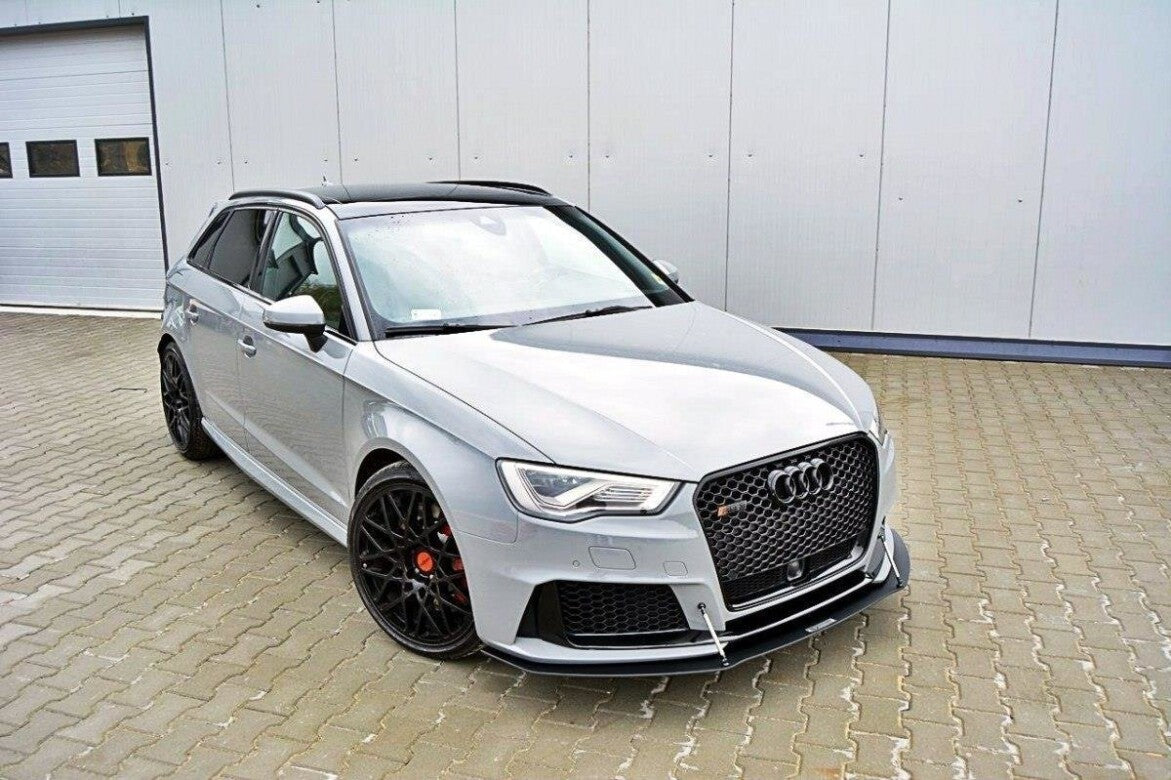 Racing Cup Spoilerlippe Front Ansatz für Audi RS3 8V SPORTBACK   Maxton Design