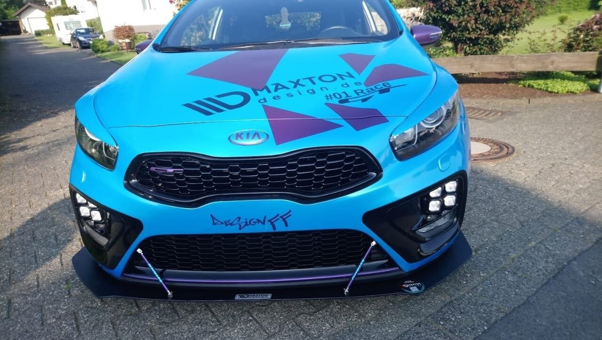 Racing Cup Spoilerlippe Front Ansatz für Kia CEE"D / PRO CEE"D GT MK2   Maxton Design