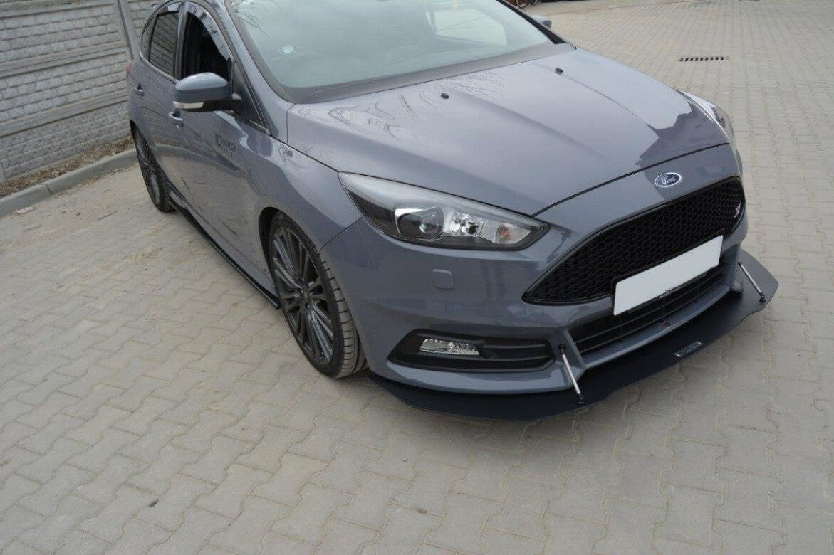 Racing Cup Spoilerlippe Front Ansatz V.1 für Ford Focus ST Mk3 FL   Maxton Design
