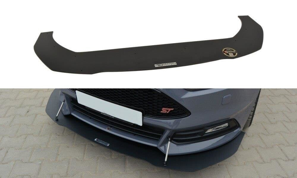 Racing Cup Spoilerlippe Front Ansatz V.1 für Ford Focus ST Mk3 FL   Maxton Design