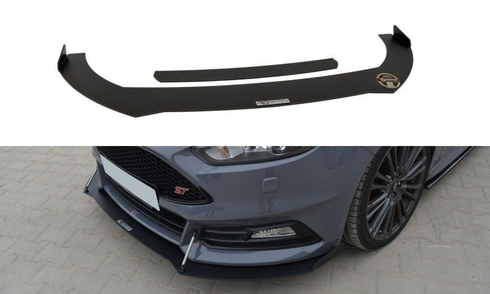 Racing Cup Spoilerlippe Front Ansatz V.2 für Ford Focus ST Mk3 FL   Maxton Design