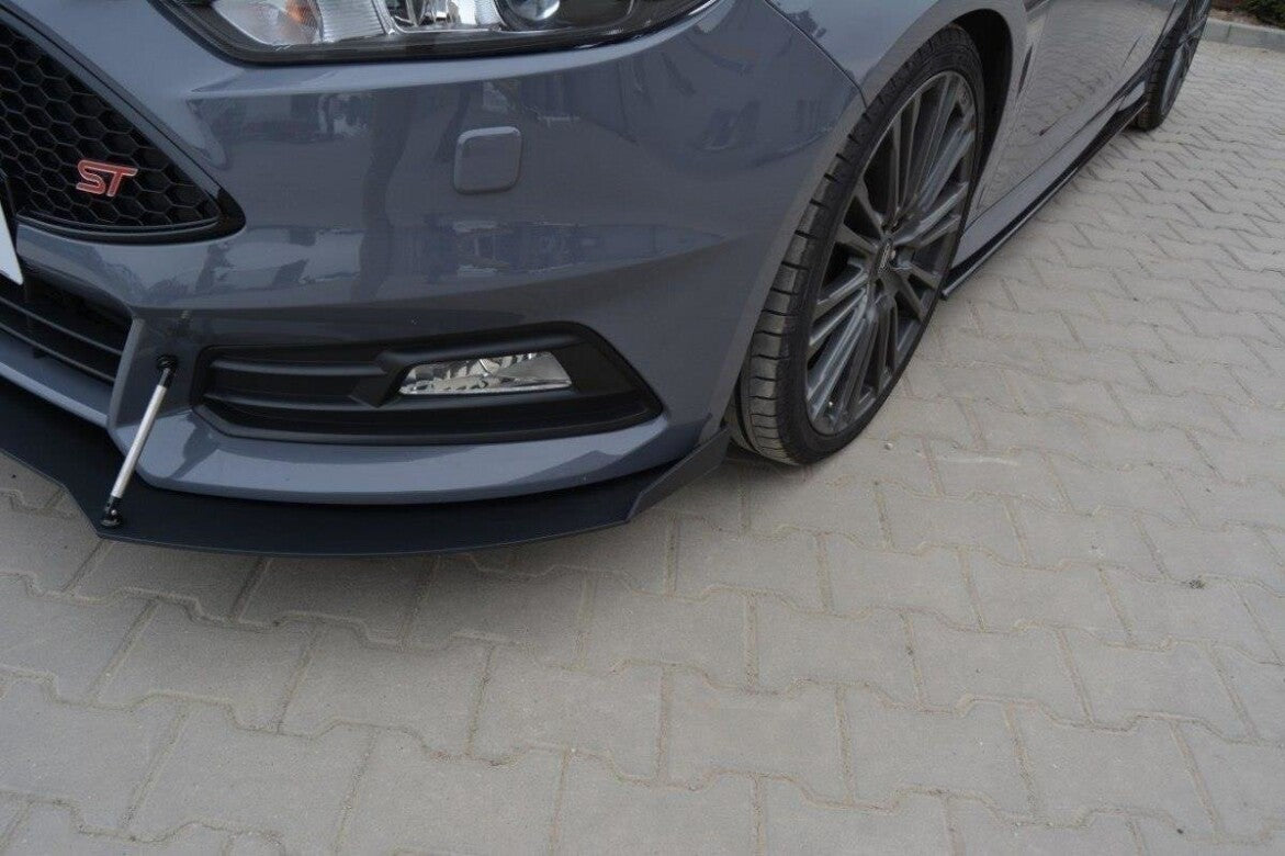 Racing Cup Spoilerlippe Front Ansatz V.2 für Ford Focus ST Mk3 FL   Maxton Design