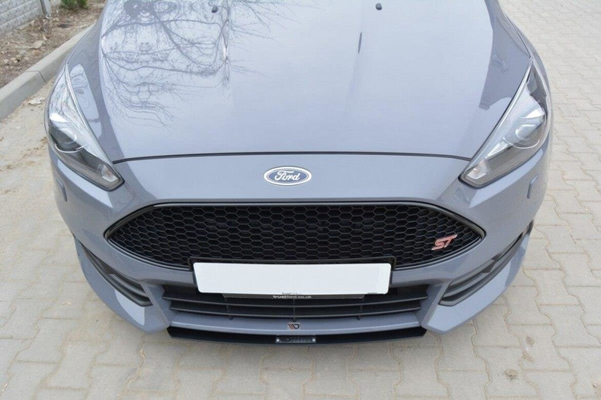 Racing Cup Spoilerlippe Front Ansatz V.3 für Ford Focus ST Mk3 FL   Maxton Design