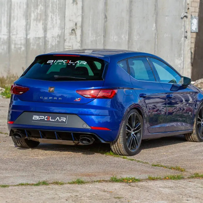 GRAIL Klappenabgasanlage 3.5 Zoll passend für SEAT Leon 5F / SC Cupra   Grail