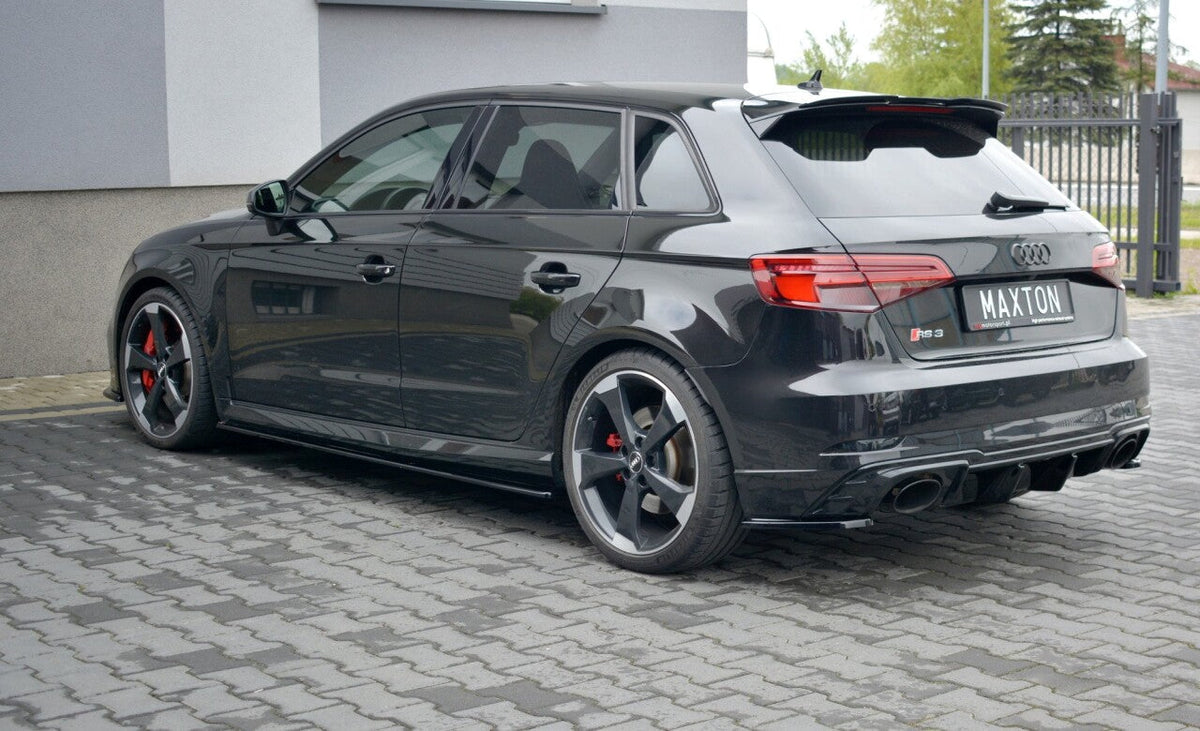 Seitenschweller Ansatz Cup Leisten für Audi RS3 8V FL Sportback   Maxton Design