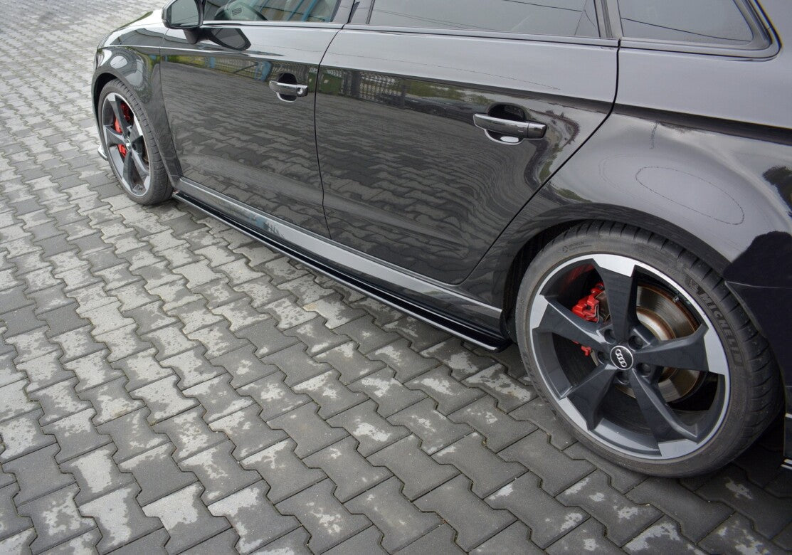 Seitenschweller Ansatz Cup Leisten für Audi RS3 8V FL Sportback   Maxton Design