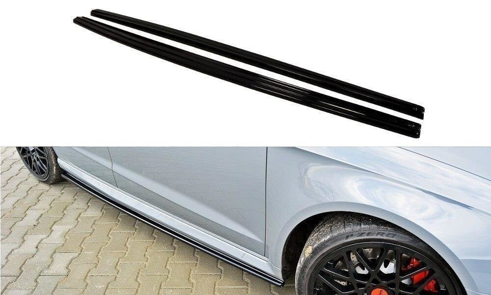 Seitenschweller Ansatz Cup Leisten für Audi RS3 8V Sportback   Maxton Design