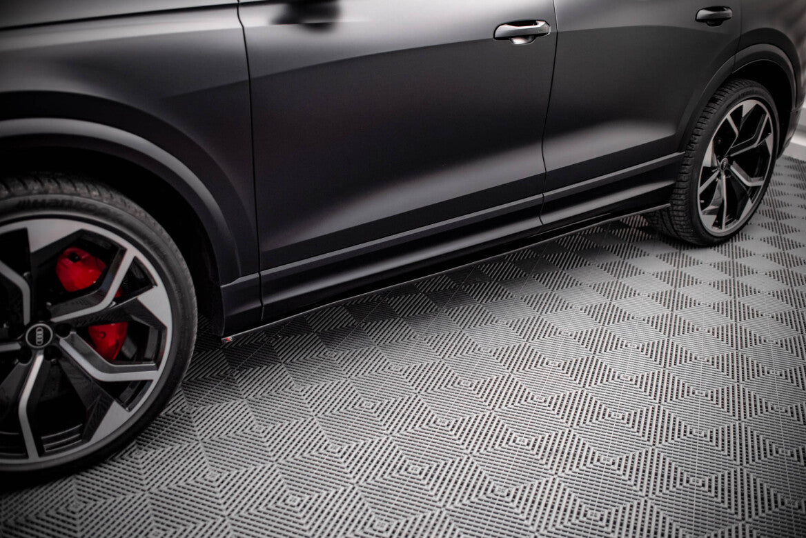 Seitenschweller Ansatz Cup Leisten für Audi RSQ8   Maxton Design
