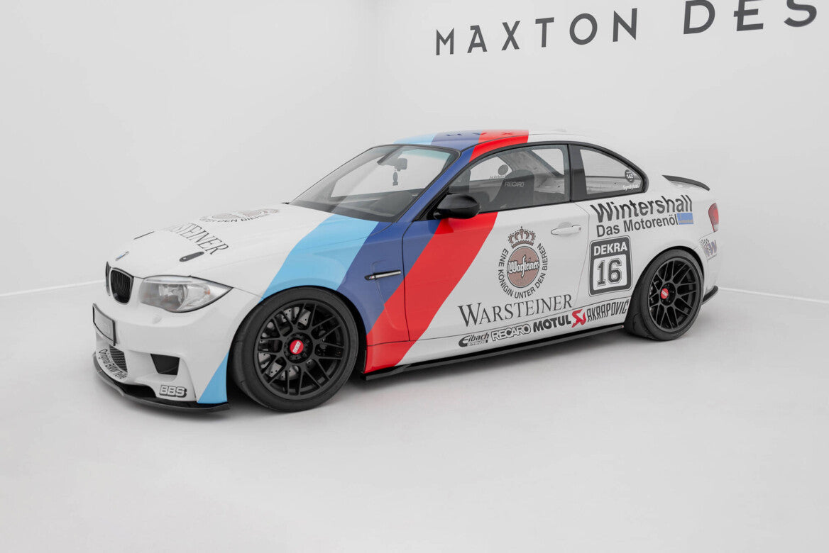 Seitenschweller Ansatz Cup Leisten für BMW 1er M Coupe E82   Maxton Design